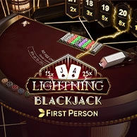 First Person Lightning Blackjack